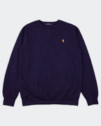 Ralph Lauren Navy Crewneck Sweater - XL