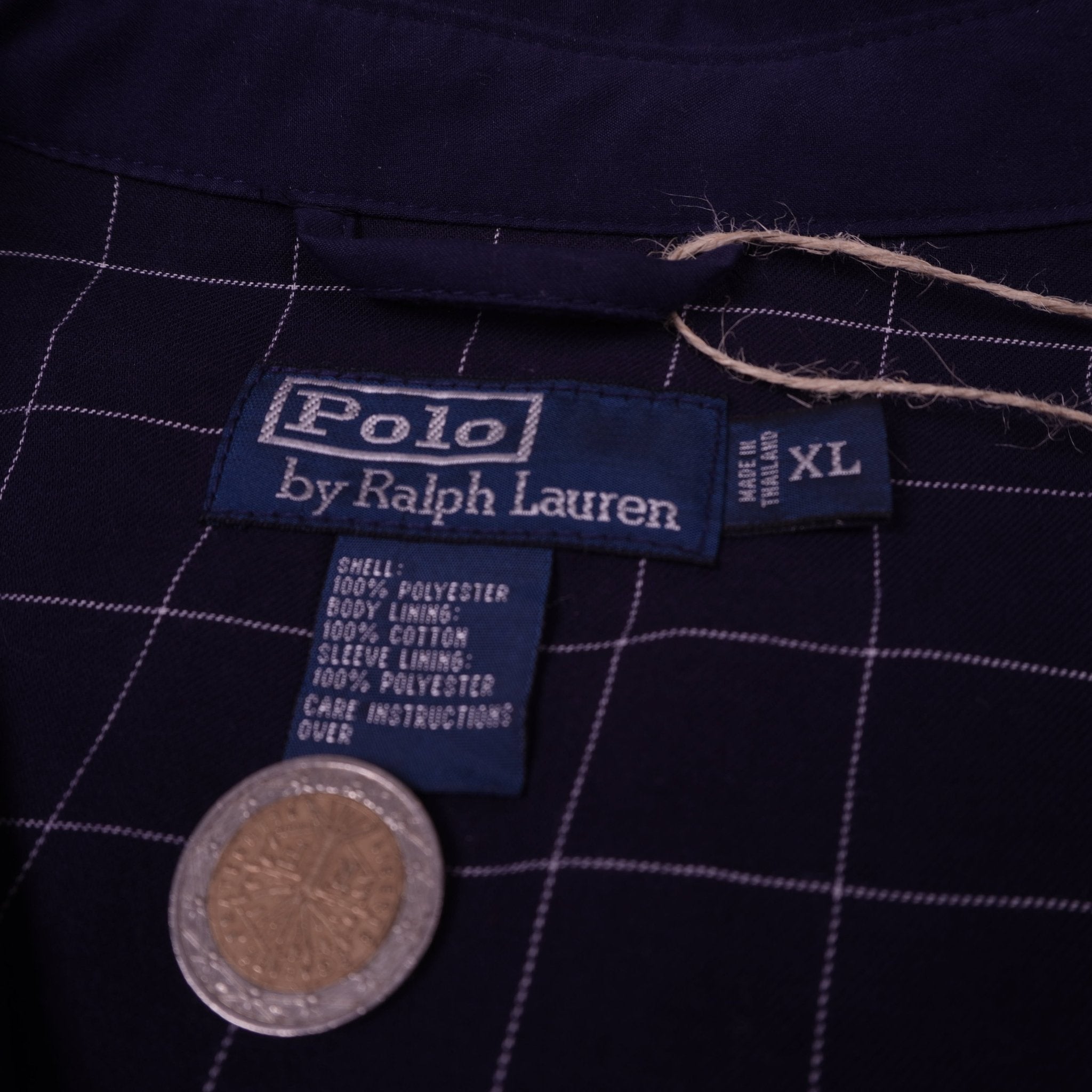 Ralph Lauren Navy Harrington Jacket - XL