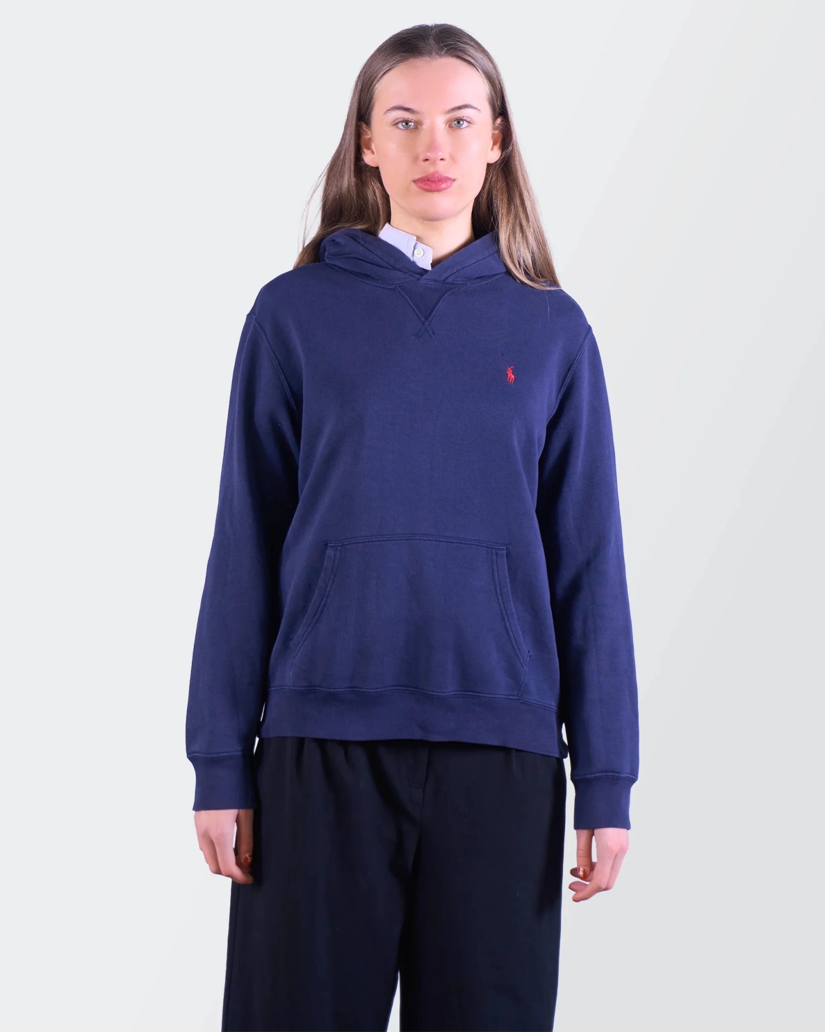 Ralph Lauren Navy Hoodie - S