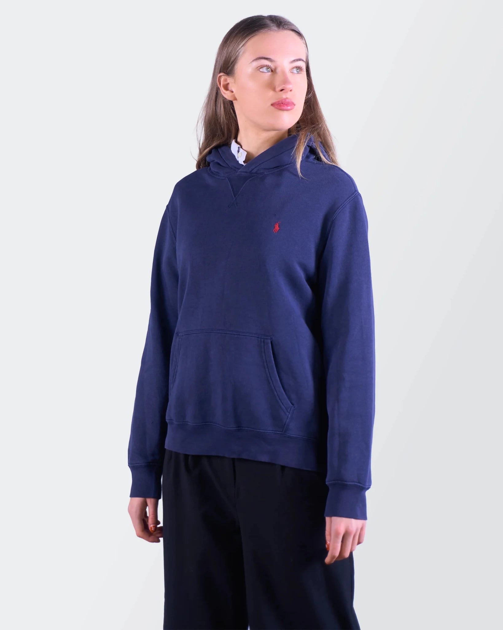 Ralph Lauren Navy Hoodie - S