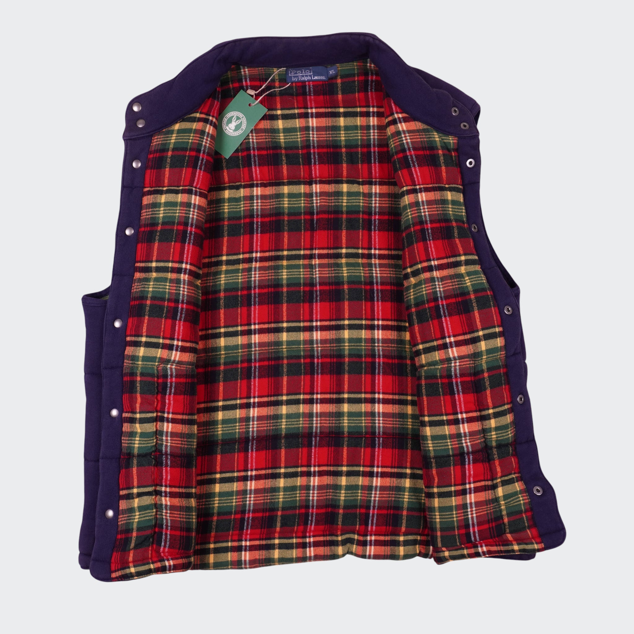 Ralph Lauren Navy Puffer Vest - XL