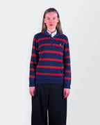 Ralph Lauren Navy Quarter - zip Sweater - S