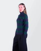 Ralph Lauren Navy Quarter - zip Sweater - S