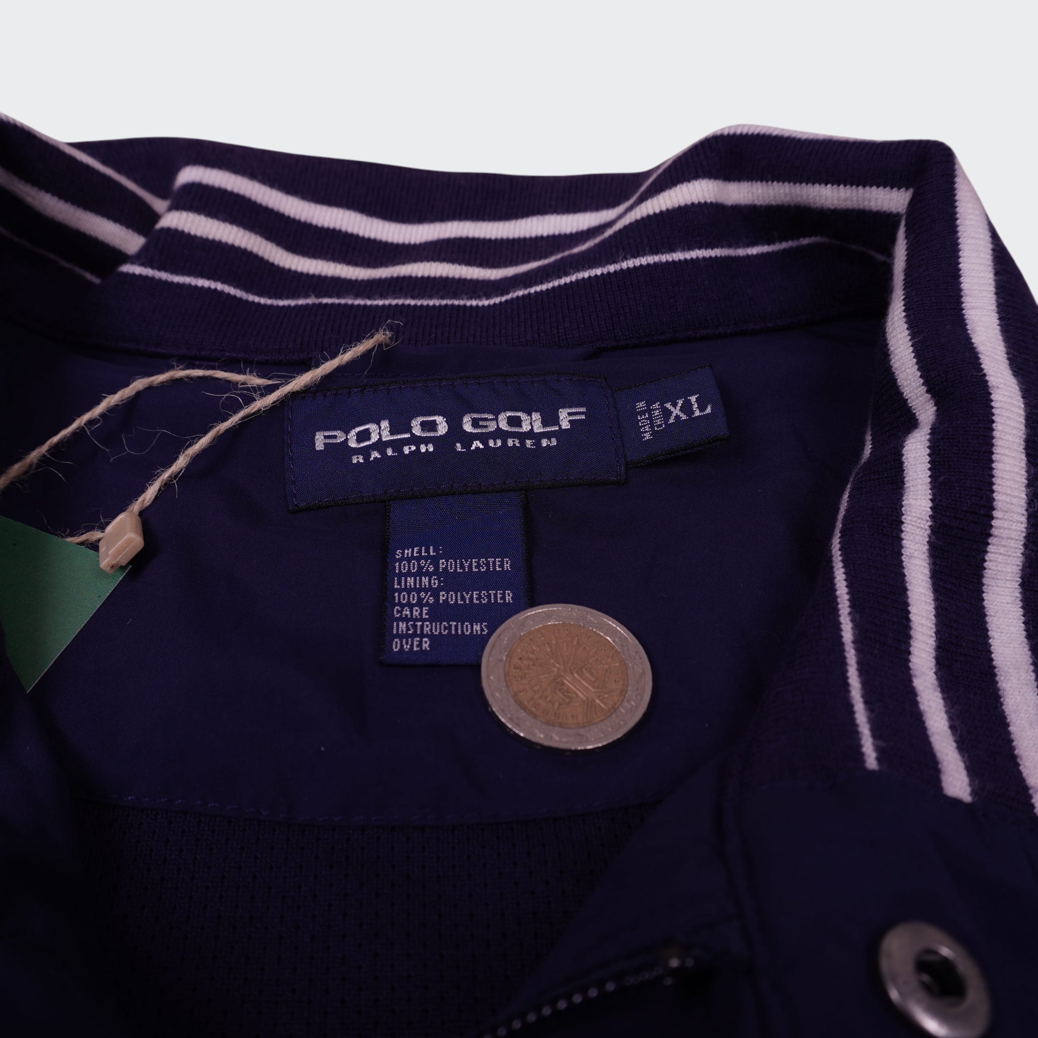 Ralph Lauren Navy Windbreaker Jacket - XL