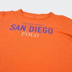 Ralph Lauren Orange Cotton Graphic T-shirt - XL