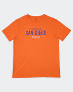 Ralph Lauren Orange Cotton Graphic T-shirt - XL