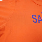 Ralph Lauren Orange Cotton Graphic T-shirt - XL