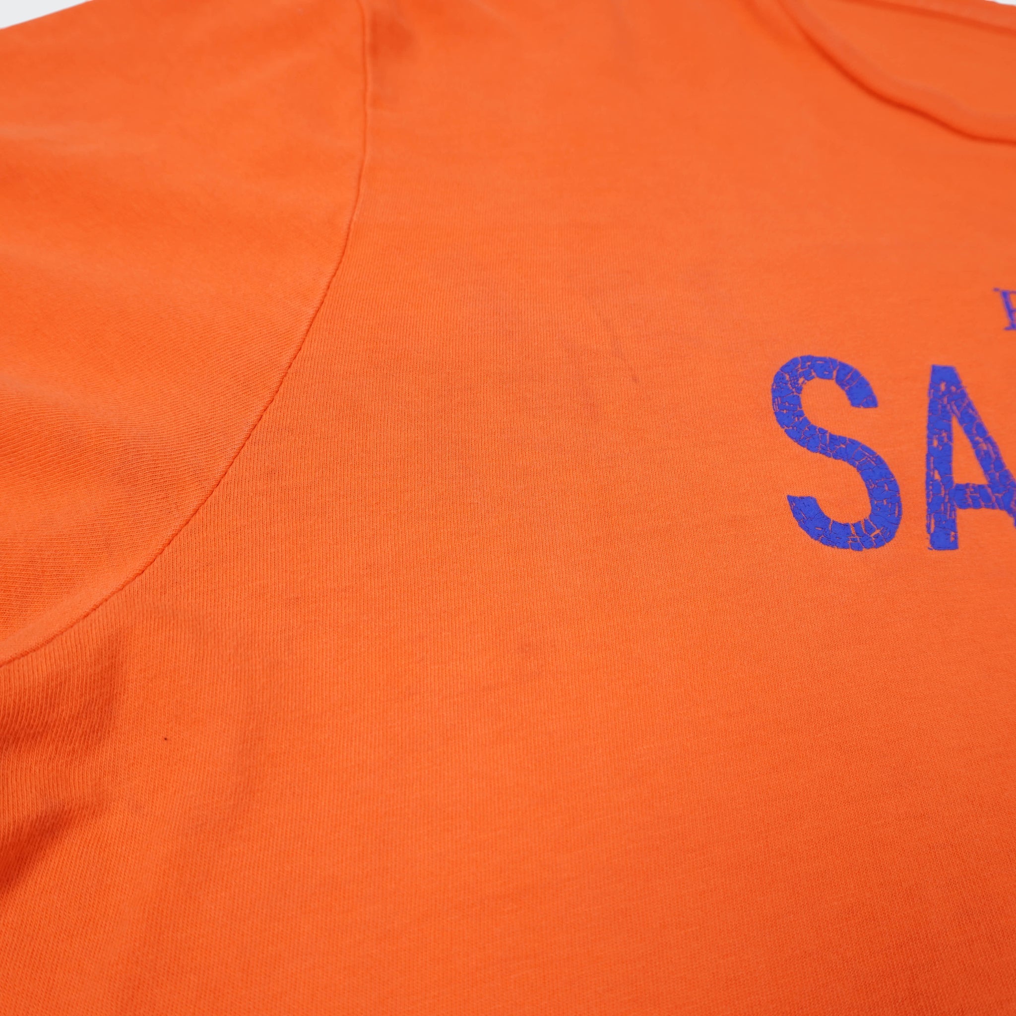 Ralph Lauren Orange Cotton Graphic T-shirt - XL