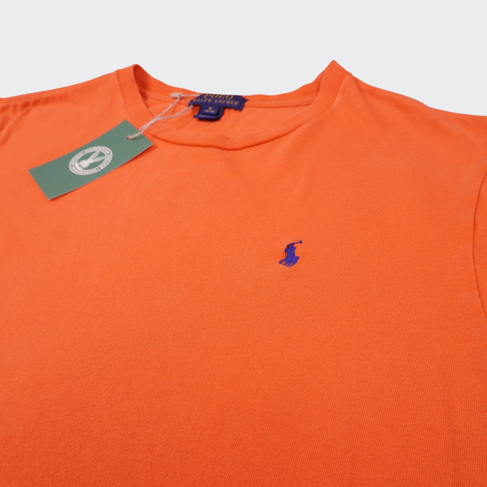 Ralph Lauren Orange Cotton T-Shirt - XL