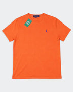 Ralph Lauren Orange Cotton T-Shirt - XL
