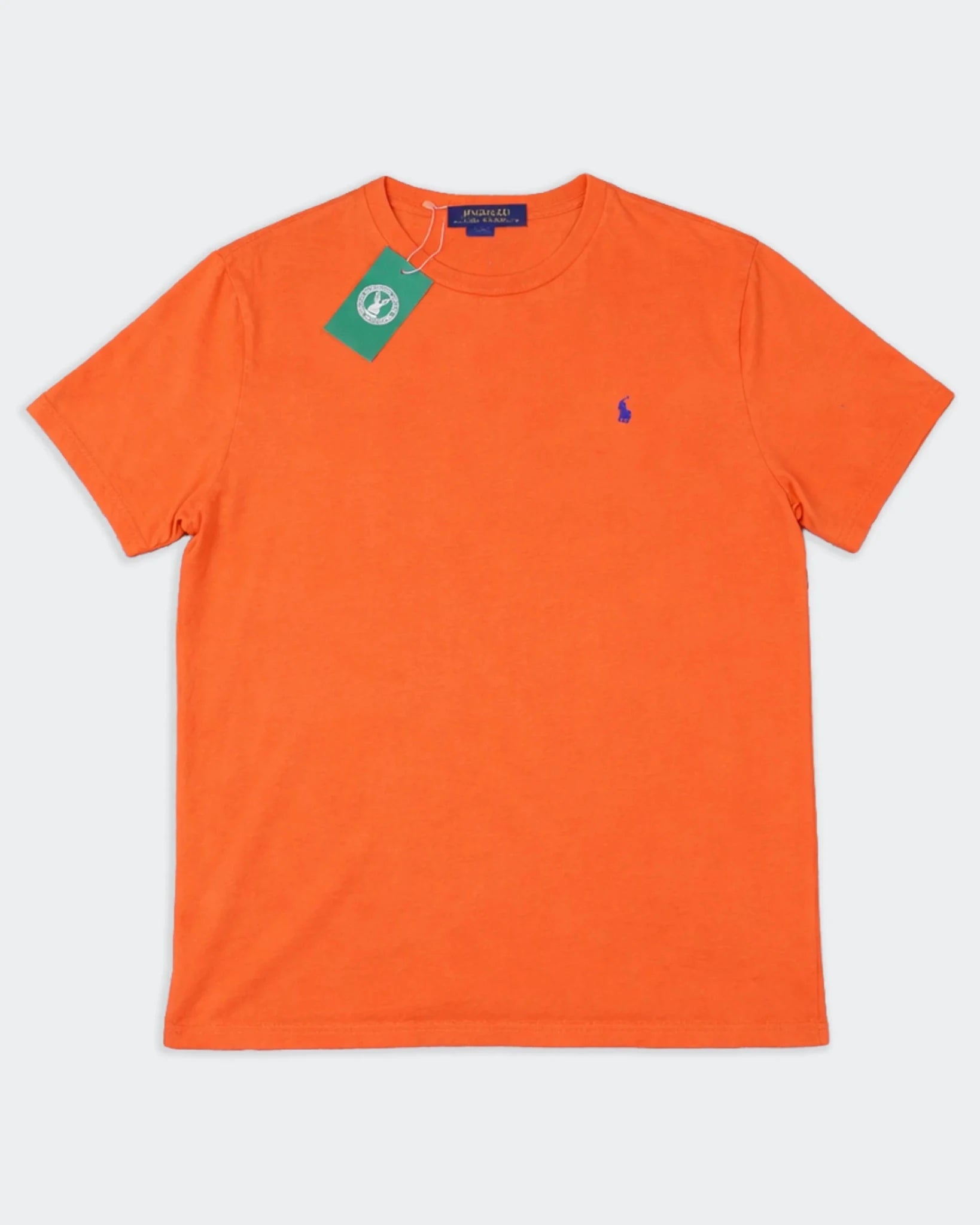 Ralph Lauren Orange Cotton T-Shirt - XL