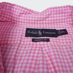 Ralph Lauren Pink Cotton Button - Down Shirt - XL