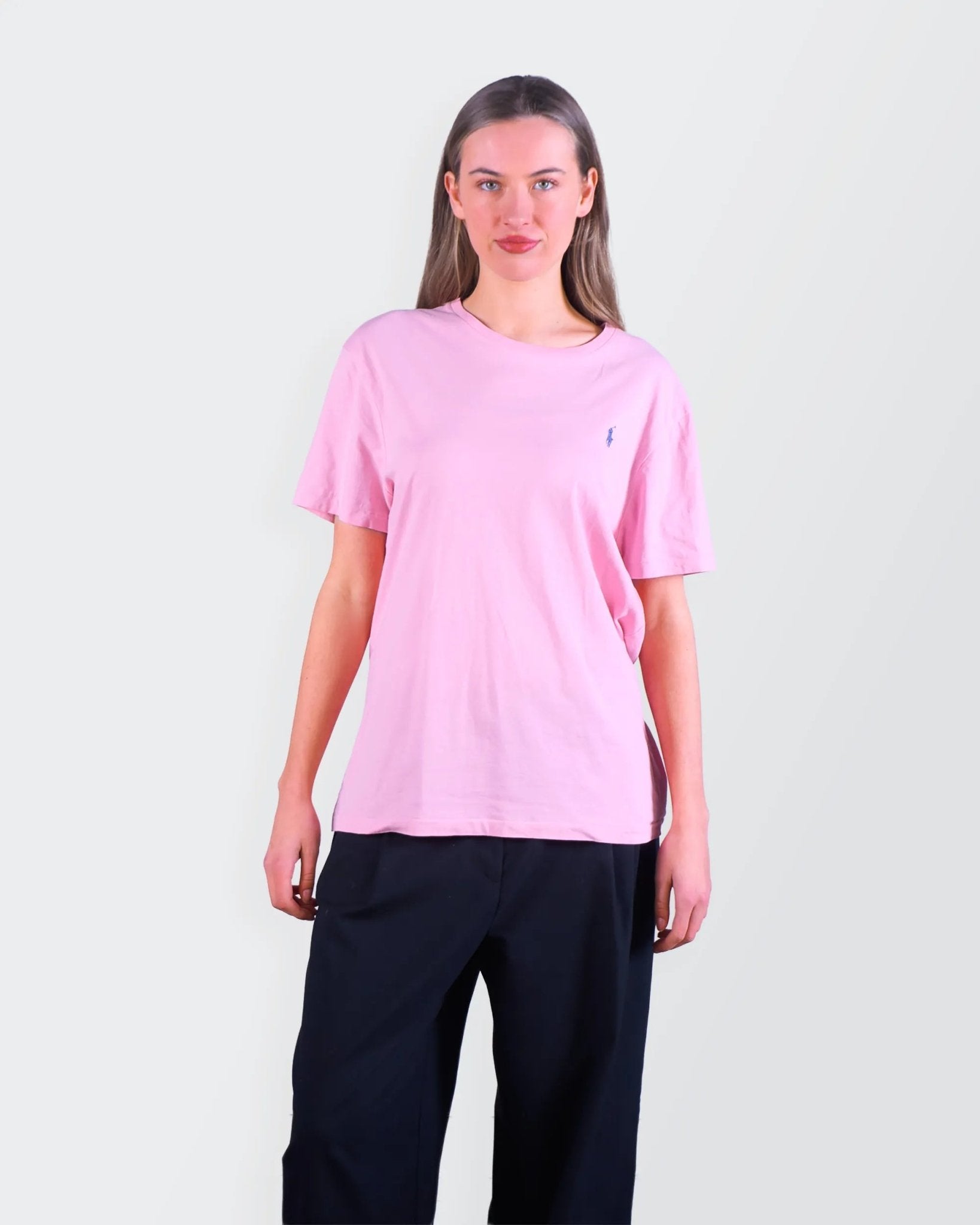 Ralph Lauren Pink Cotton T-Shirt - S