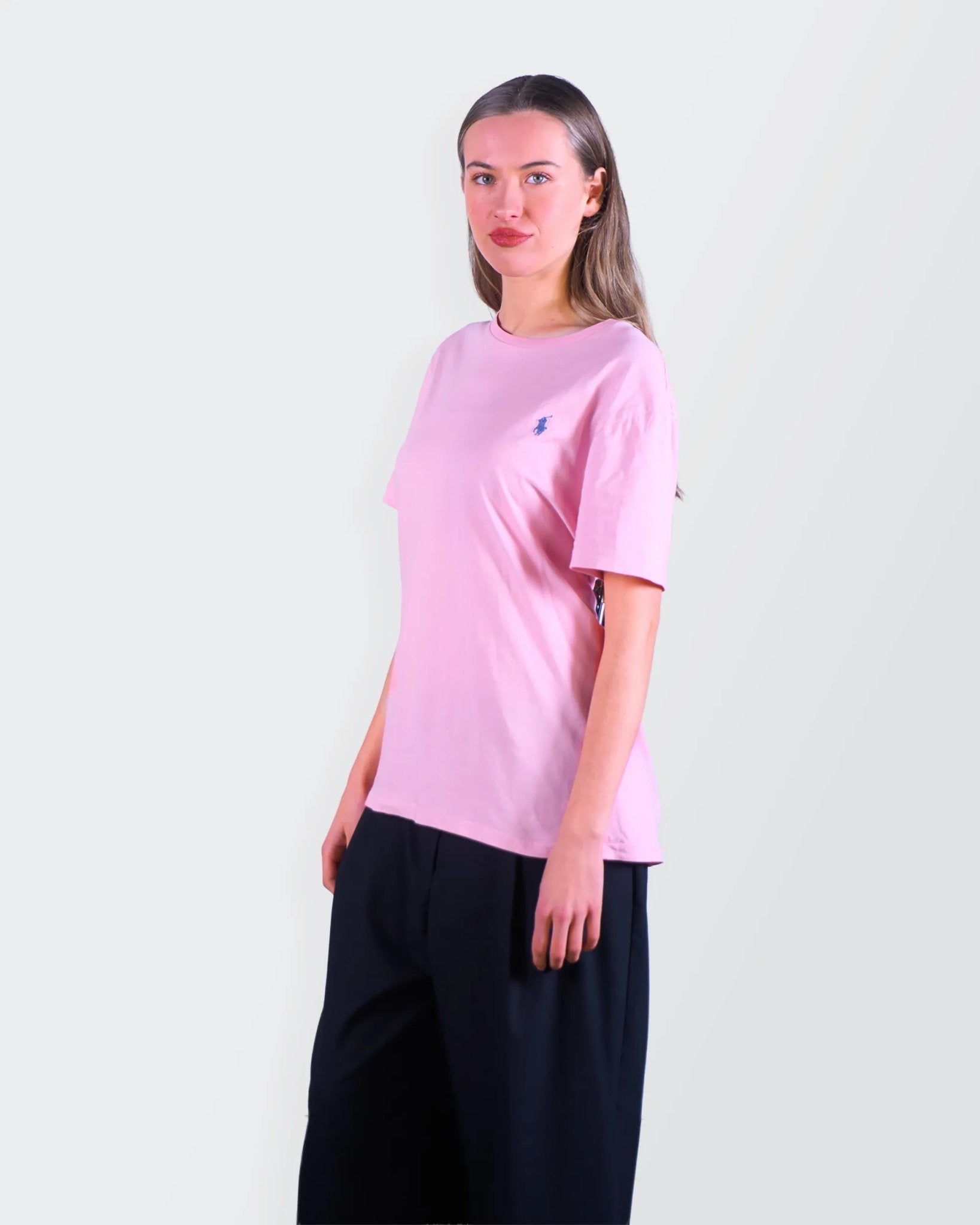 Ralph Lauren Pink Cotton T-Shirt - S