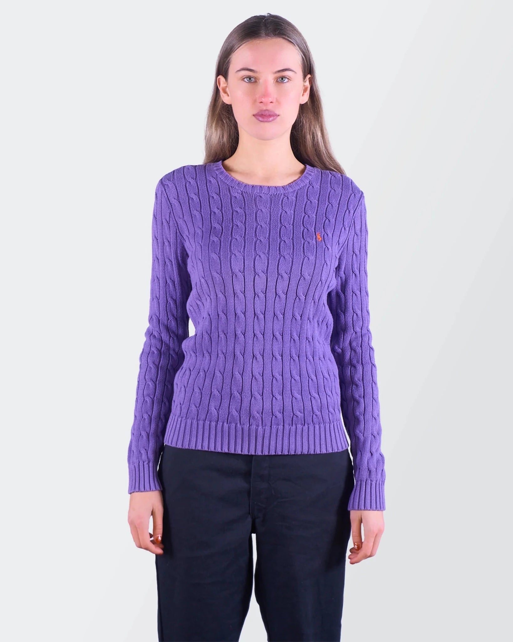 Ralph Lauren Purple Cable - Knit jumper - S