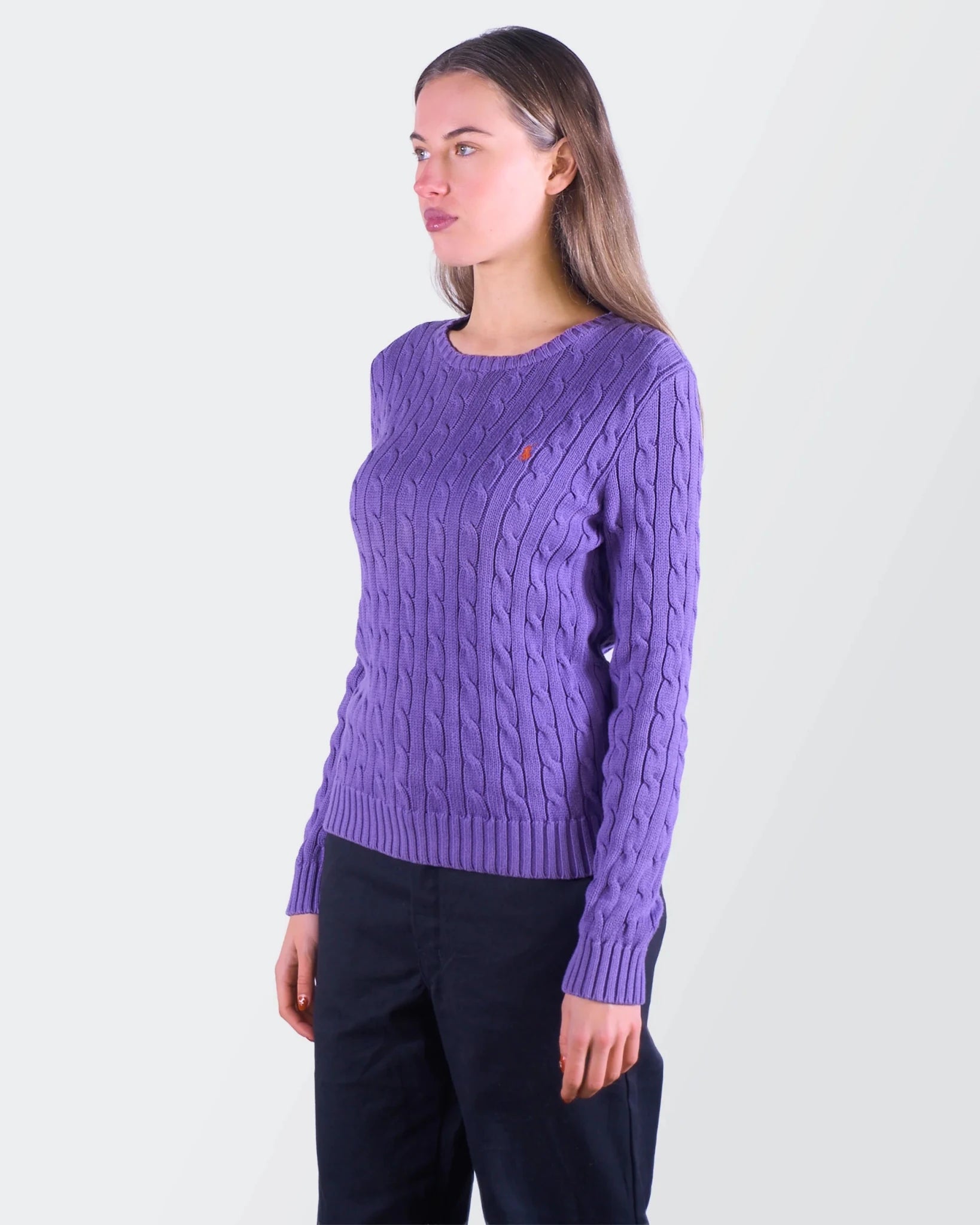 Ralph Lauren Purple Cable - Knit jumper - S