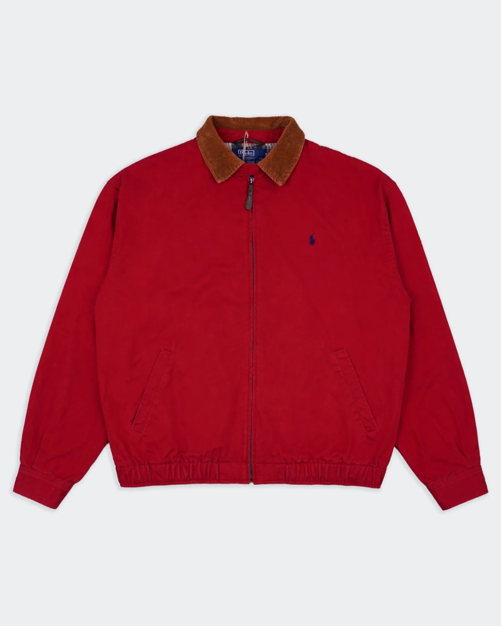 Ralph Lauren Red Cotton Harrington Jacket - L