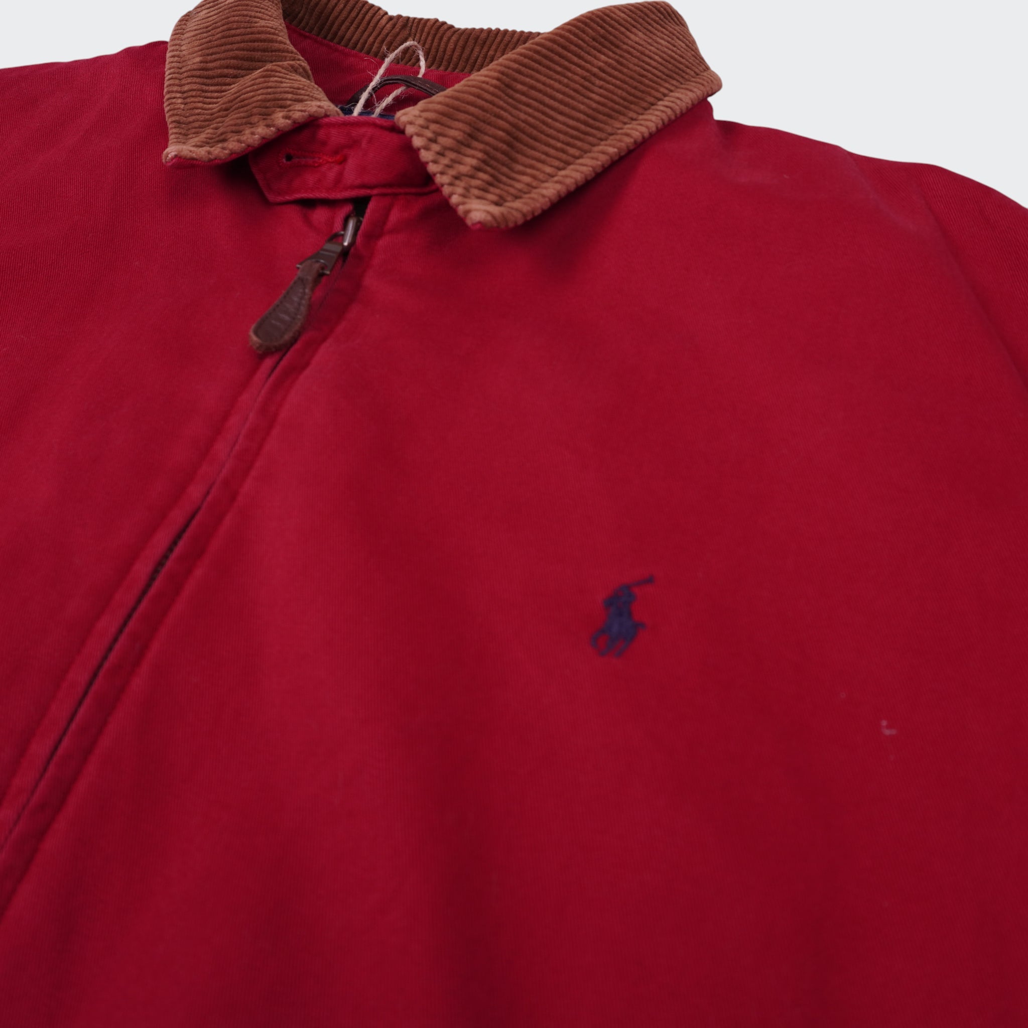 Ralph Lauren Red Cotton Harrington Jacket - L