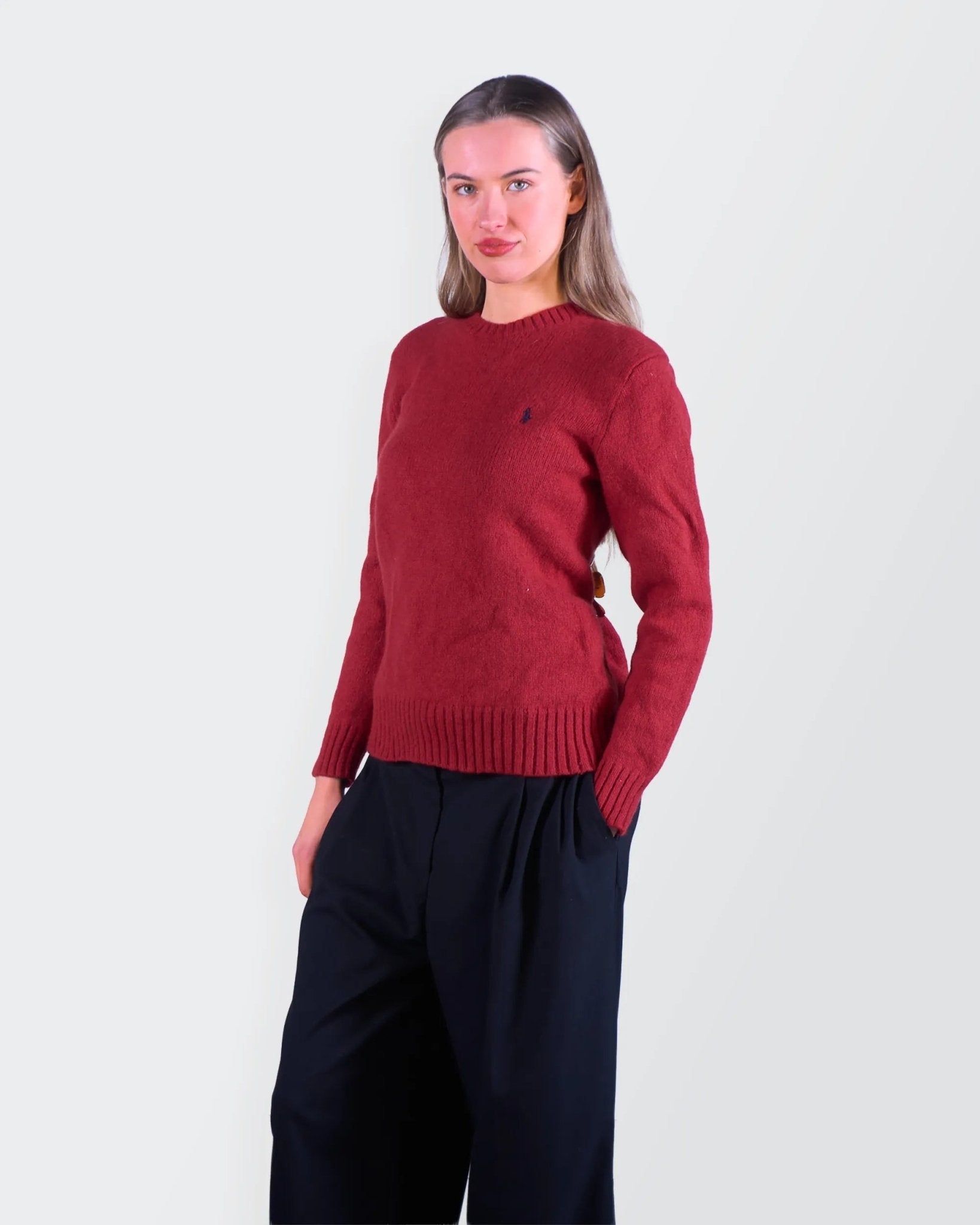 Ralph Lauren Red Quarter - zip Sweater - S