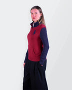 Ralph Lauren Red Quarter - zip Sweater - S