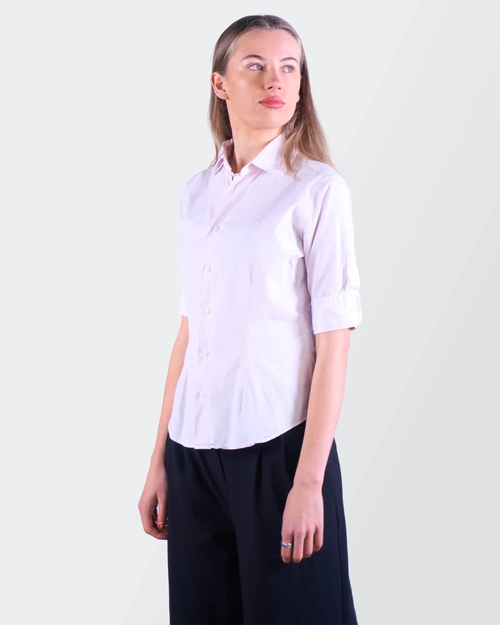 Ralph Lauren Short - Sleeve Button - Up Shirt - S