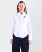 Ralph Lauren White Cotton Button - Down Shirt - S
