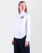 Ralph Lauren White Cotton Button - Down Shirt - S