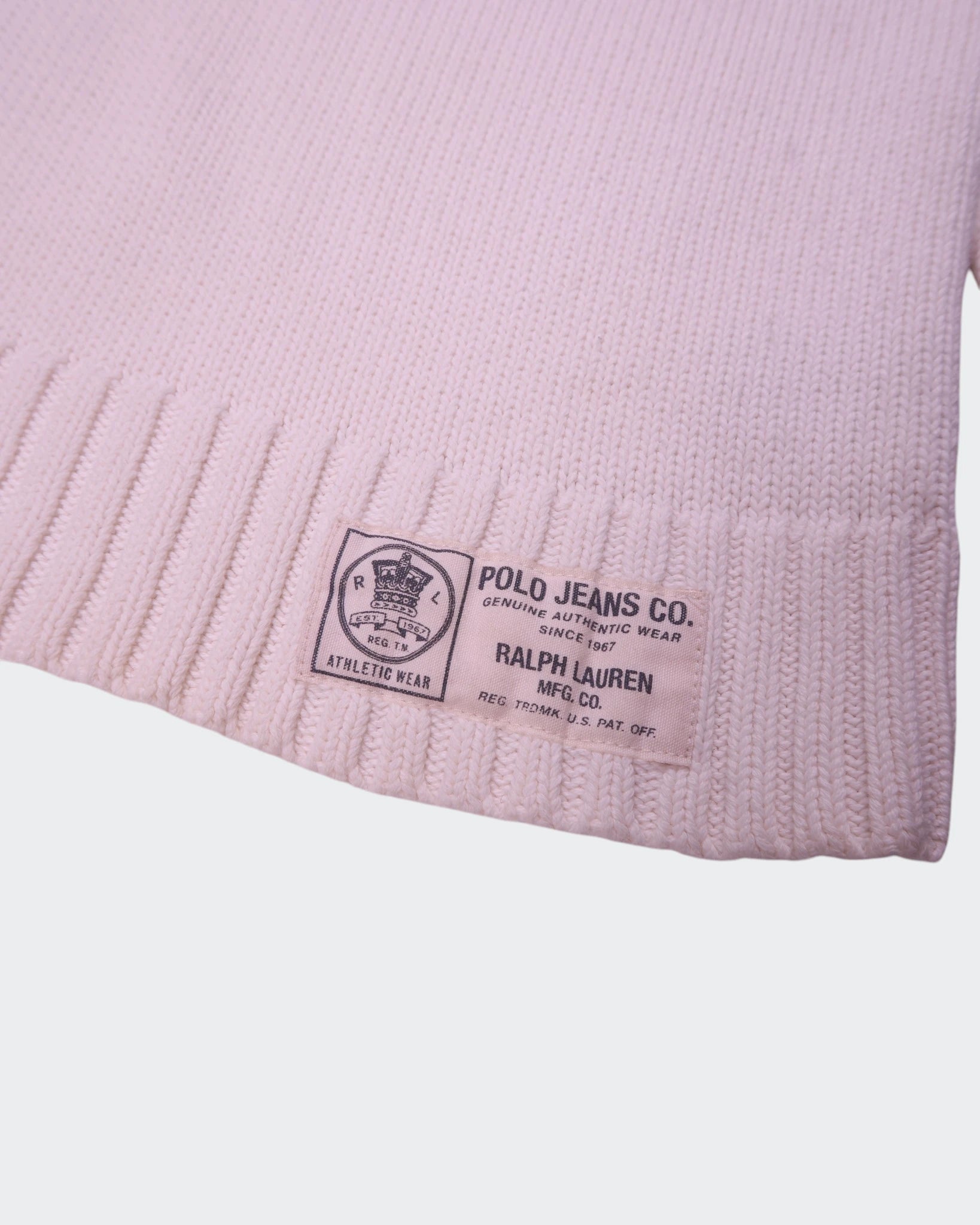 Ralph Lauren White Crewneck Jumper - XL