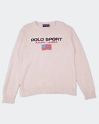 Ralph Lauren White Crewneck Sweater - XL
