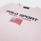 Ralph Lauren White Crewneck Sweater - XL