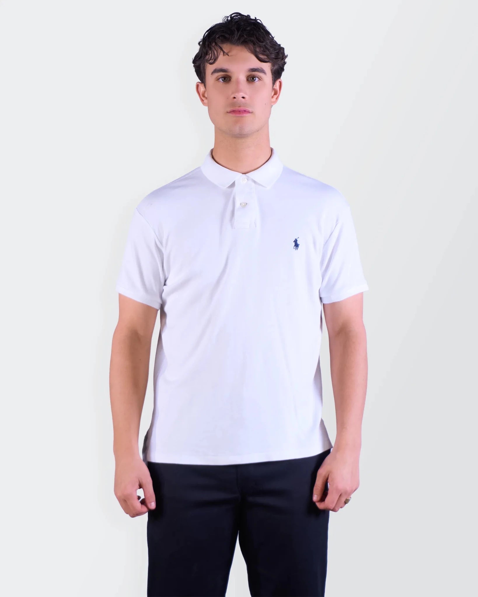 Ralph Lauren White Polo Shirt M