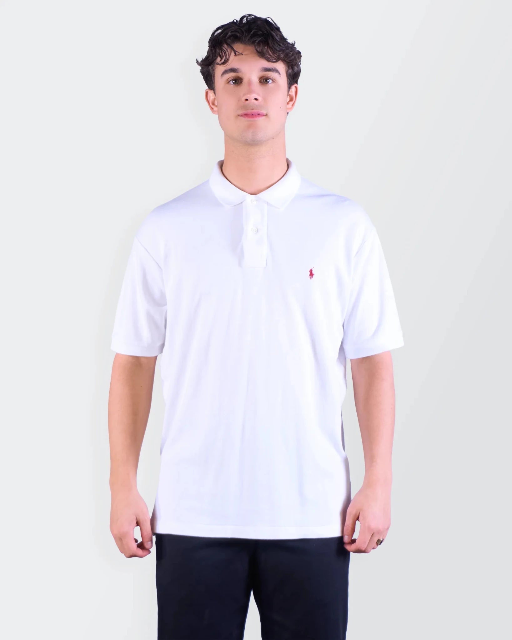 Ralph Lauren White Polo Shirt M