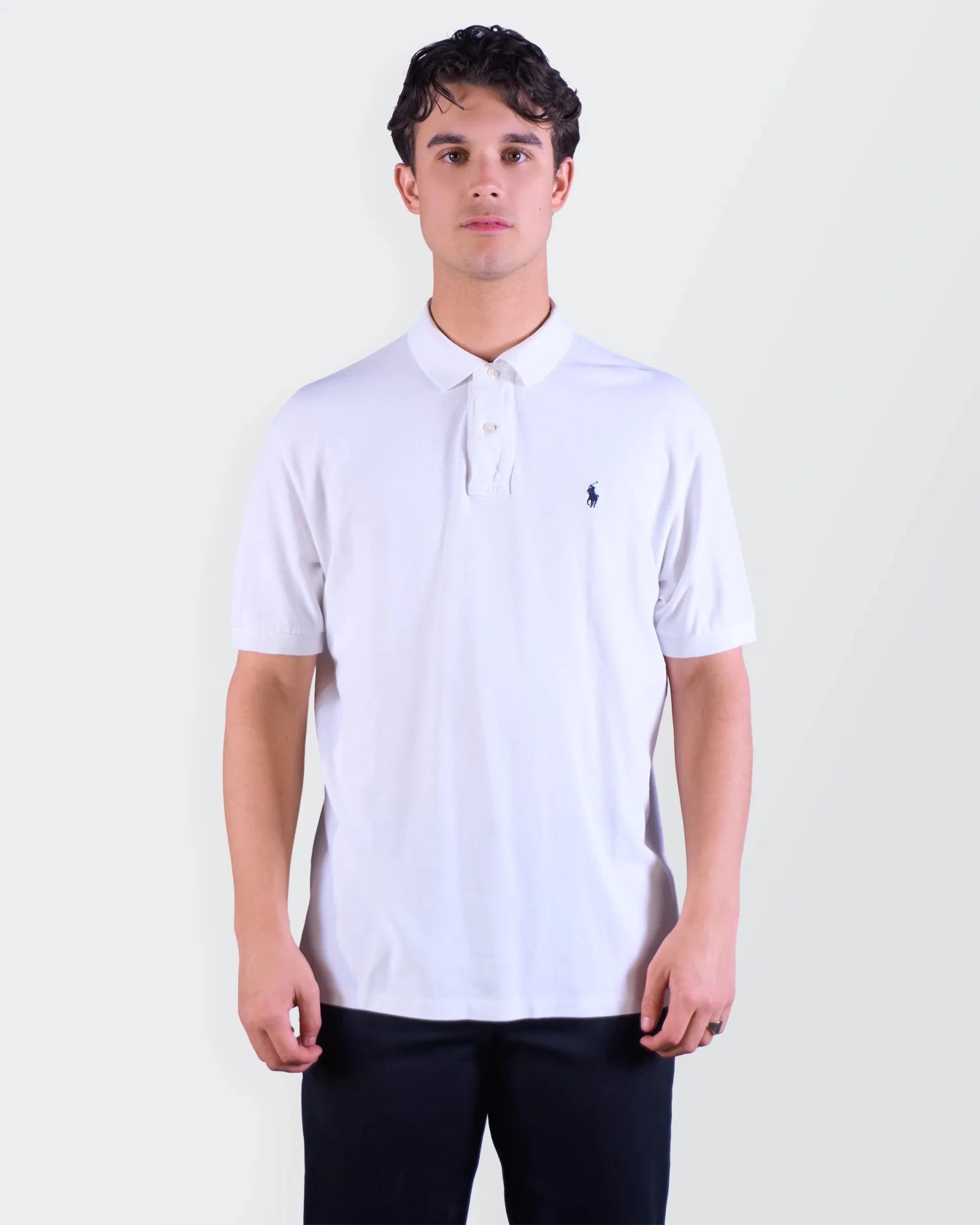 Ralph Lauren White Polo Shirt M