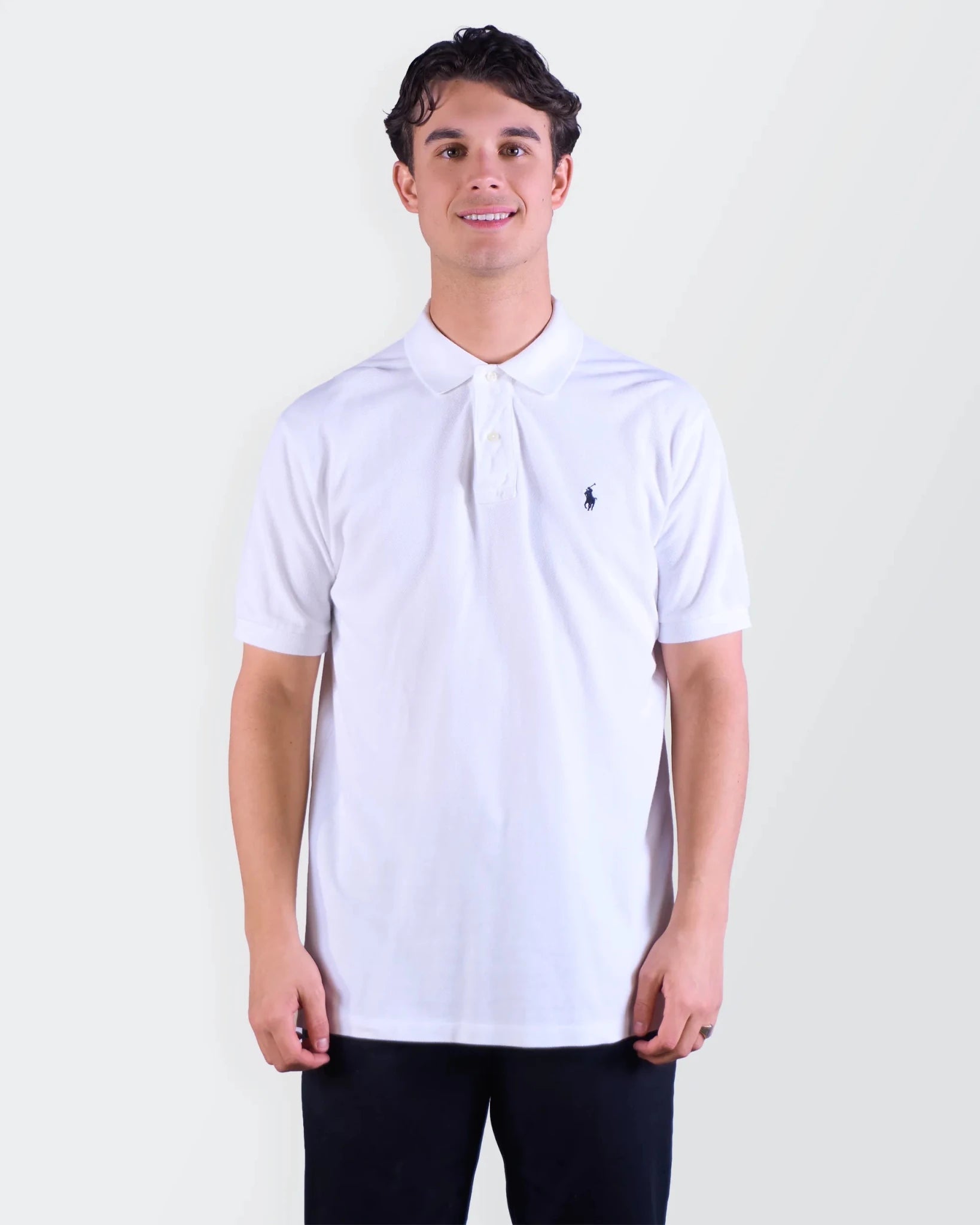 Ralph Lauren White Polo Shirt M