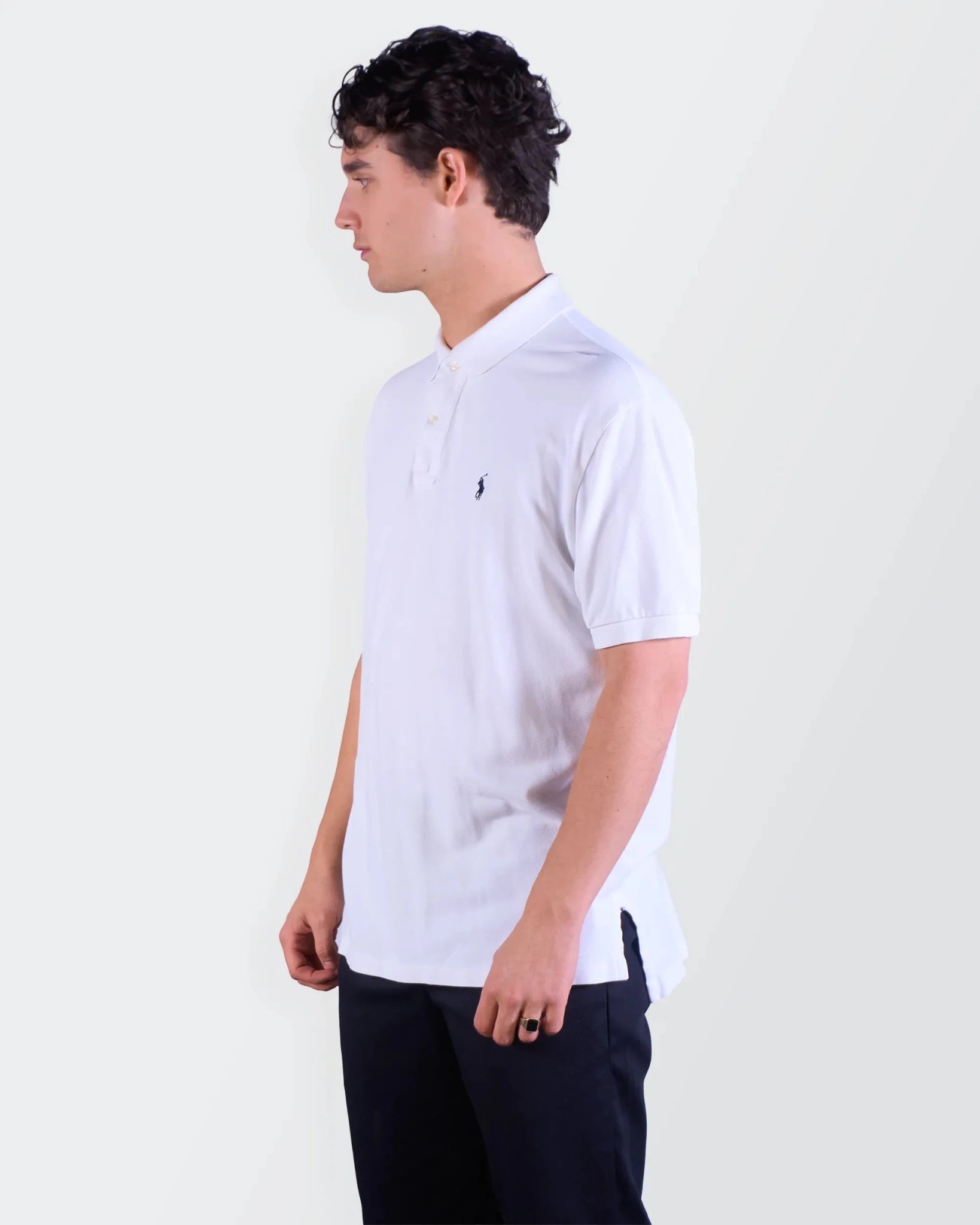 Ralph Lauren White Polo Shirt M