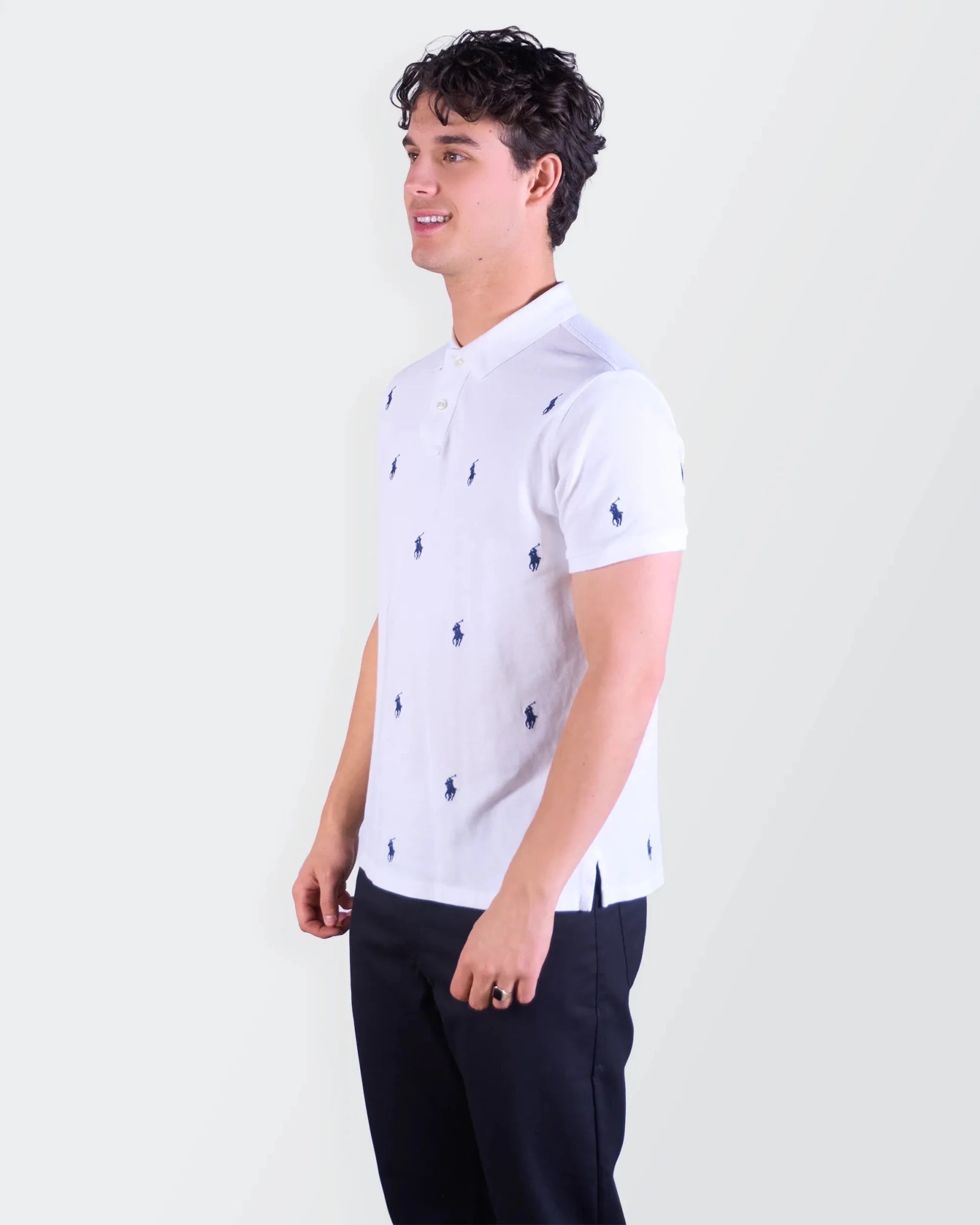 Ralph Lauren White Polo Shirt M