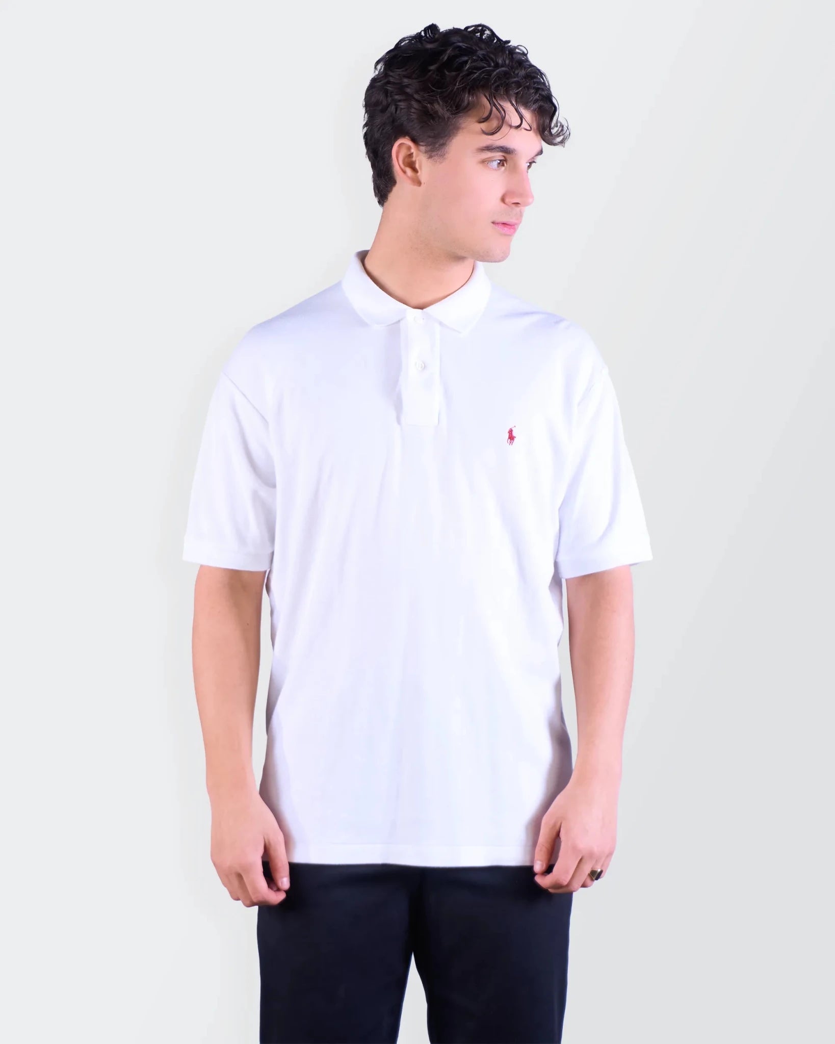 Ralph Lauren White Polo Shirt M