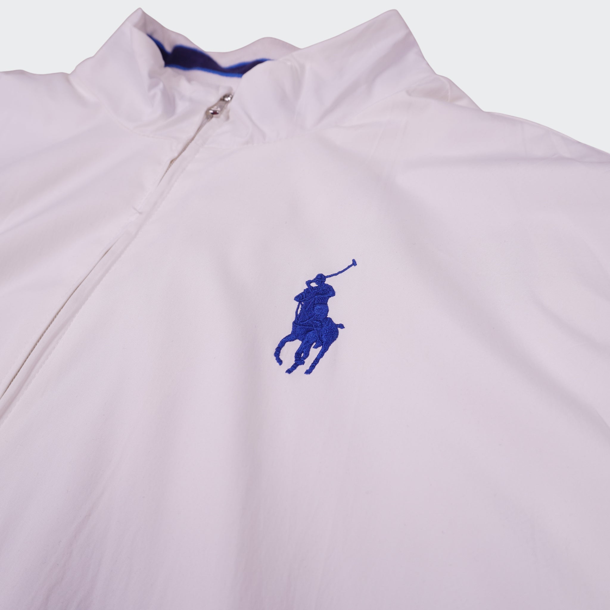 Ralph Lauren White Windbreaker Jacket - XXL