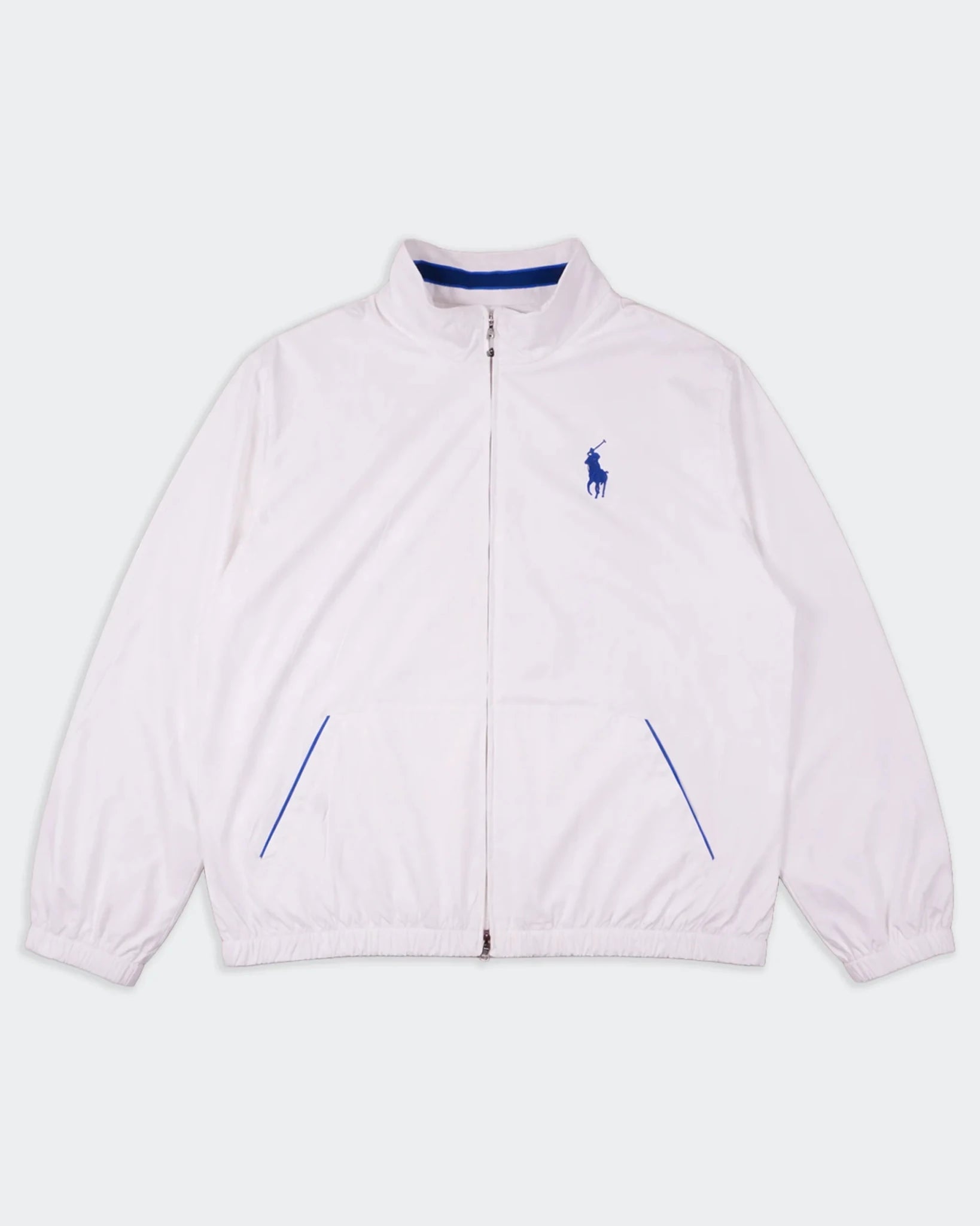 Ralph Lauren White Windbreaker Jacket - XXL