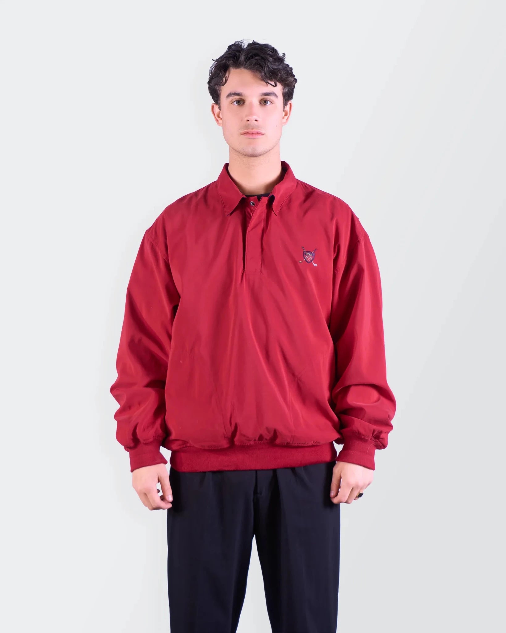 Rare Ralph Lauren 2000's Red Bomber Jacket - L