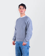 Russel Athletic Grey Cotton Crewneck Sweater - M