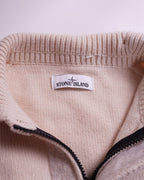 Stone Island Beige Button Cardigan - L