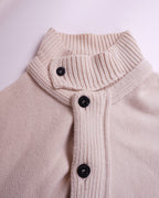 Stone Island Beige Button Cardigan - L