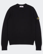 Stone Island Black Crewneck Sweater - S