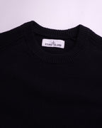 Stone Island Black Crewneck Sweater - S
