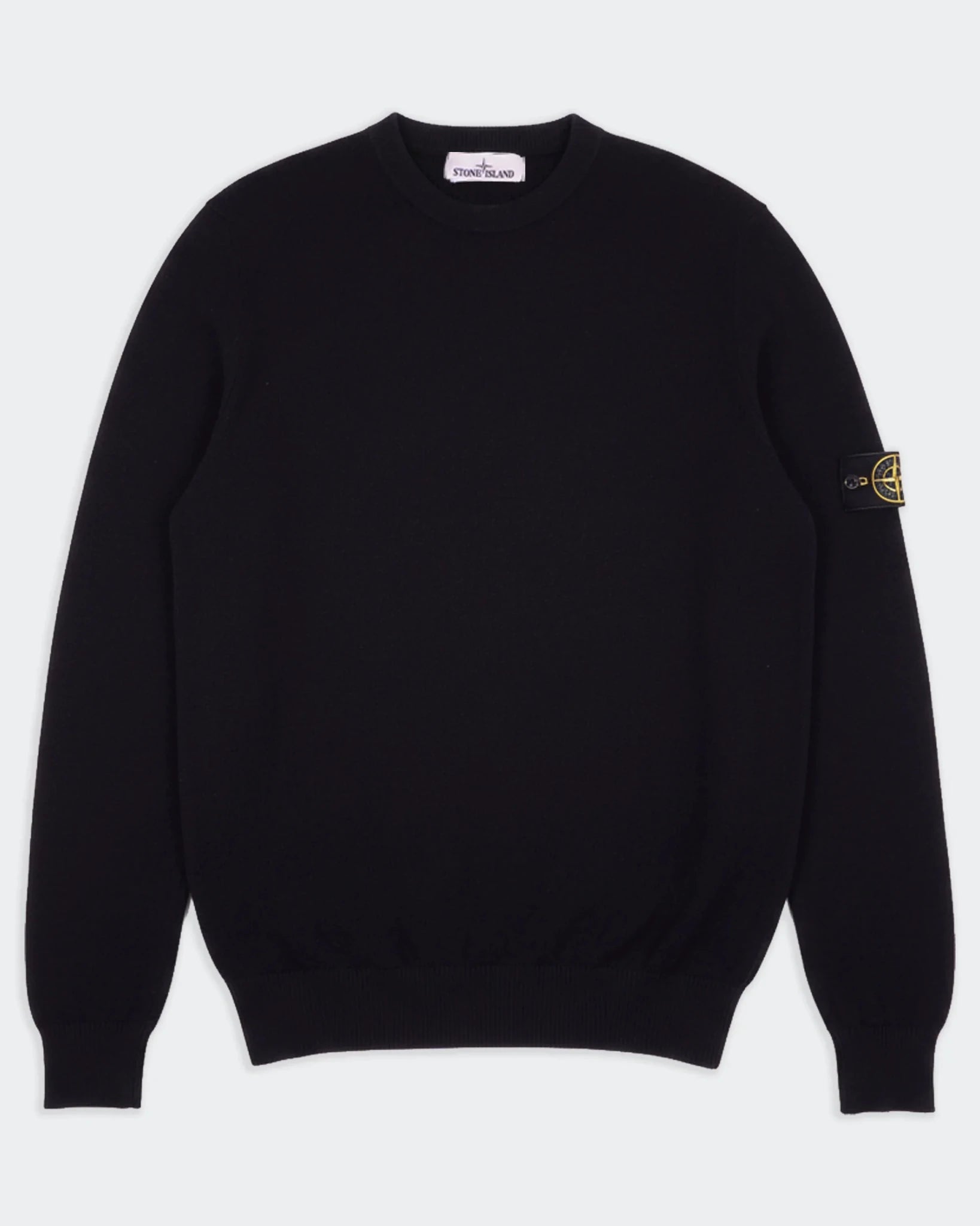 Stone Island Black Crewneck Sweater - XL