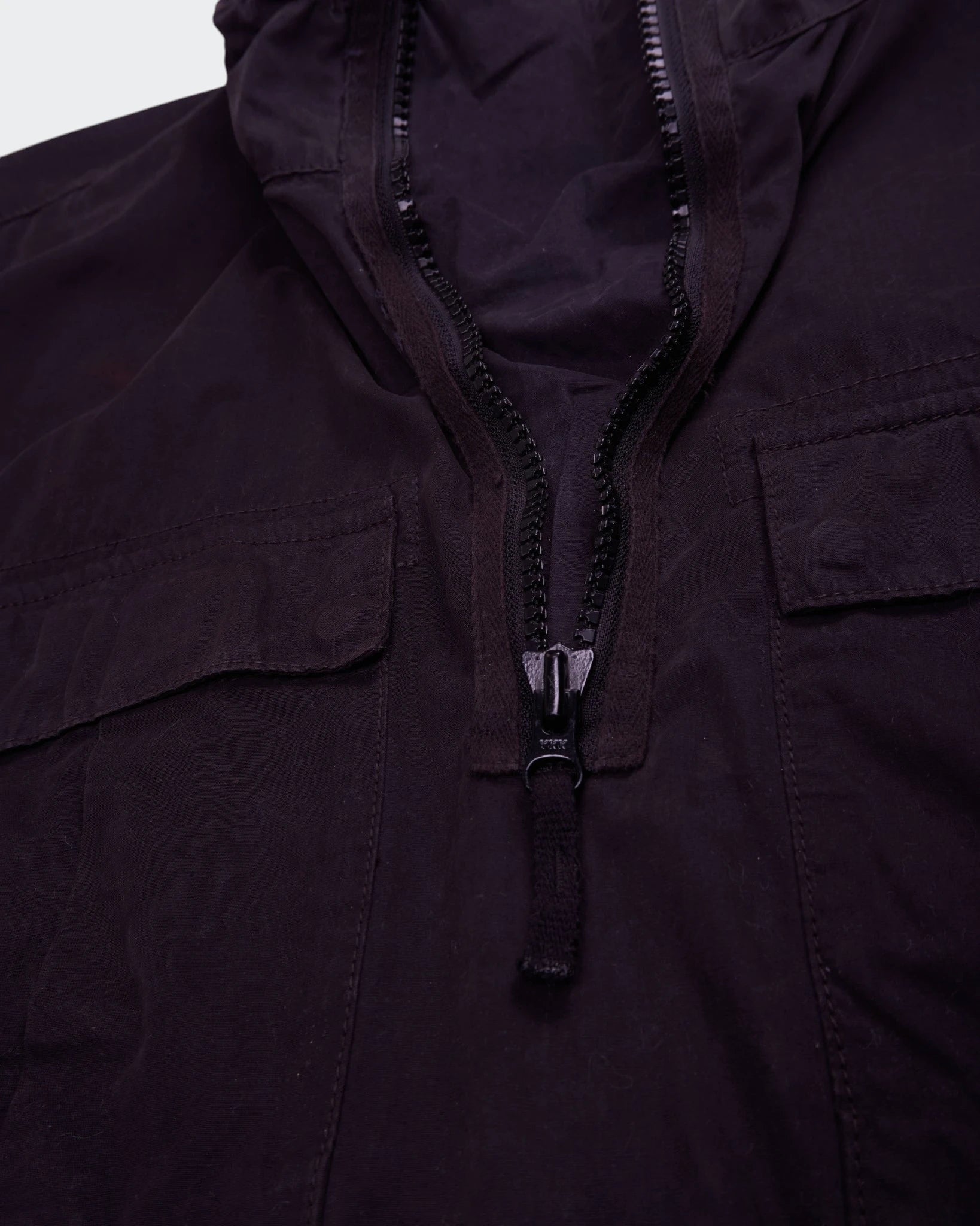 Stone Island Black Half - Zip Sweater - L