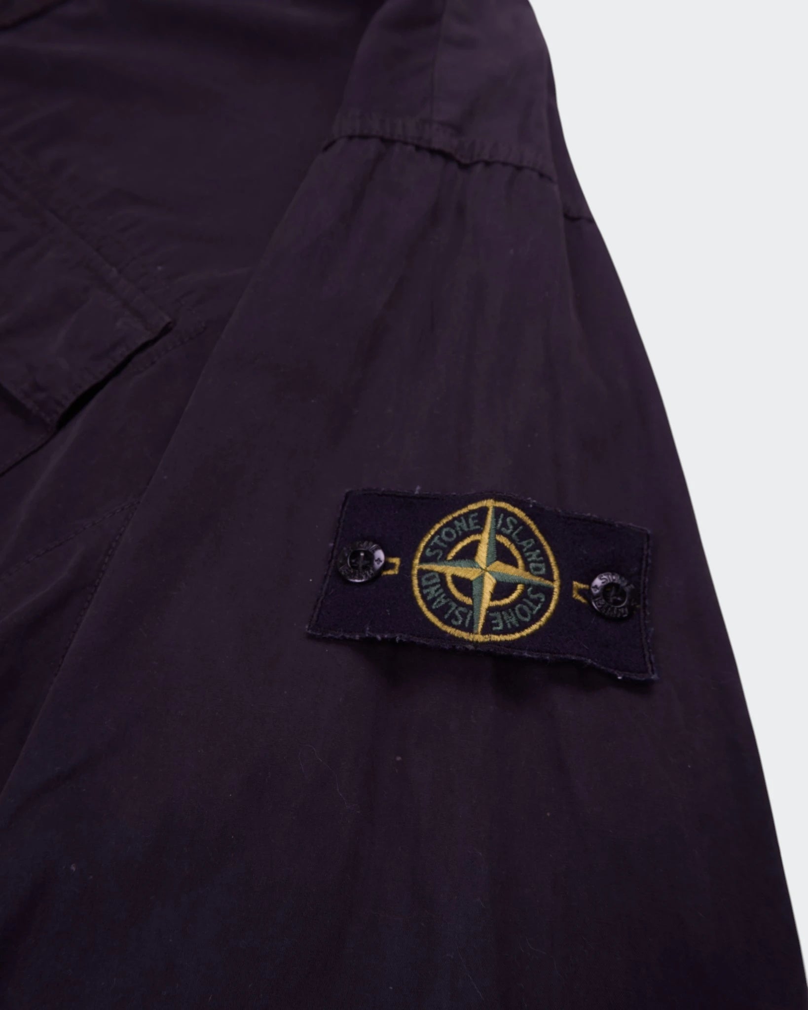 Stone Island Black Half - Zip Sweater - L