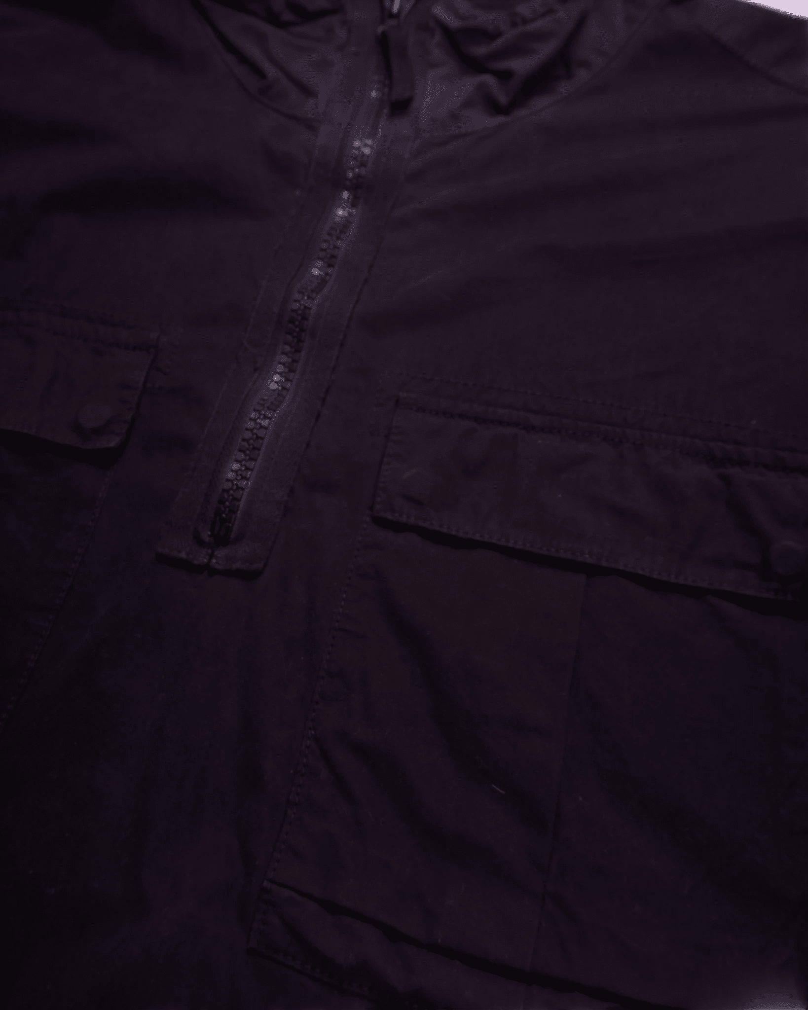 Stone Island Black Half - Zip Sweater - L