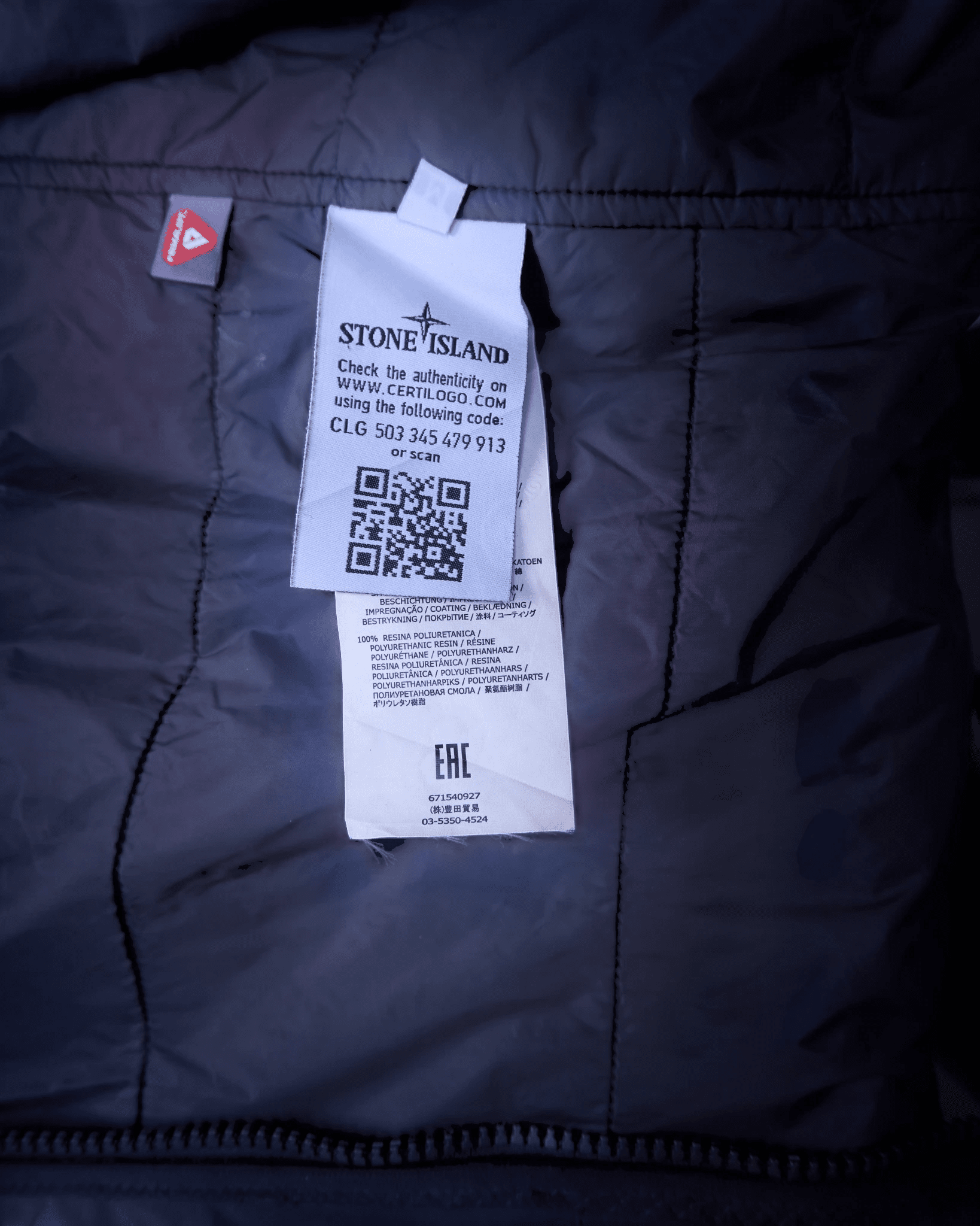 Stone Island Black Jacket - L